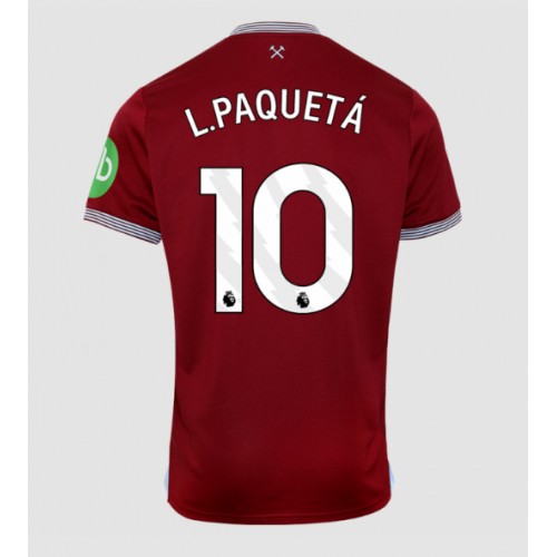 Stroje piłkarskie West Ham United Lucas Paqueta #10 Koszulka Podstawowej 2025-26 Krótki Rękaw